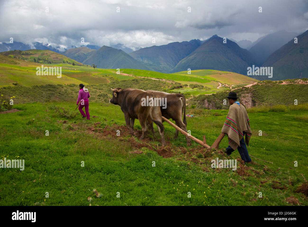 Sacred Valley, Cusco Region, Urubamba Province, District, Peru Stock Photo