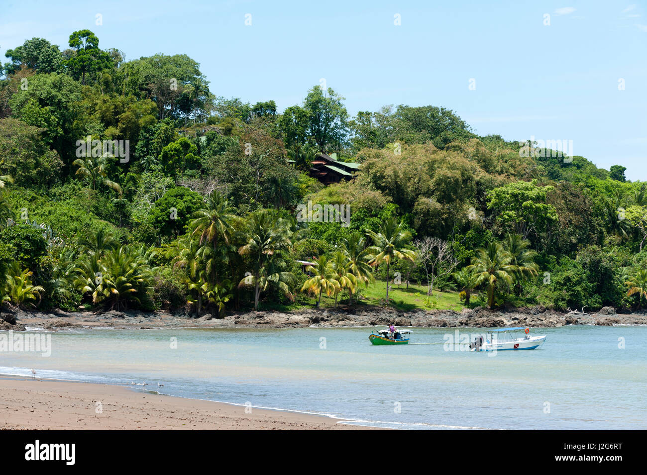 Drake bay, Osa peninsula, Costa Rica Stock Photo - Alamy