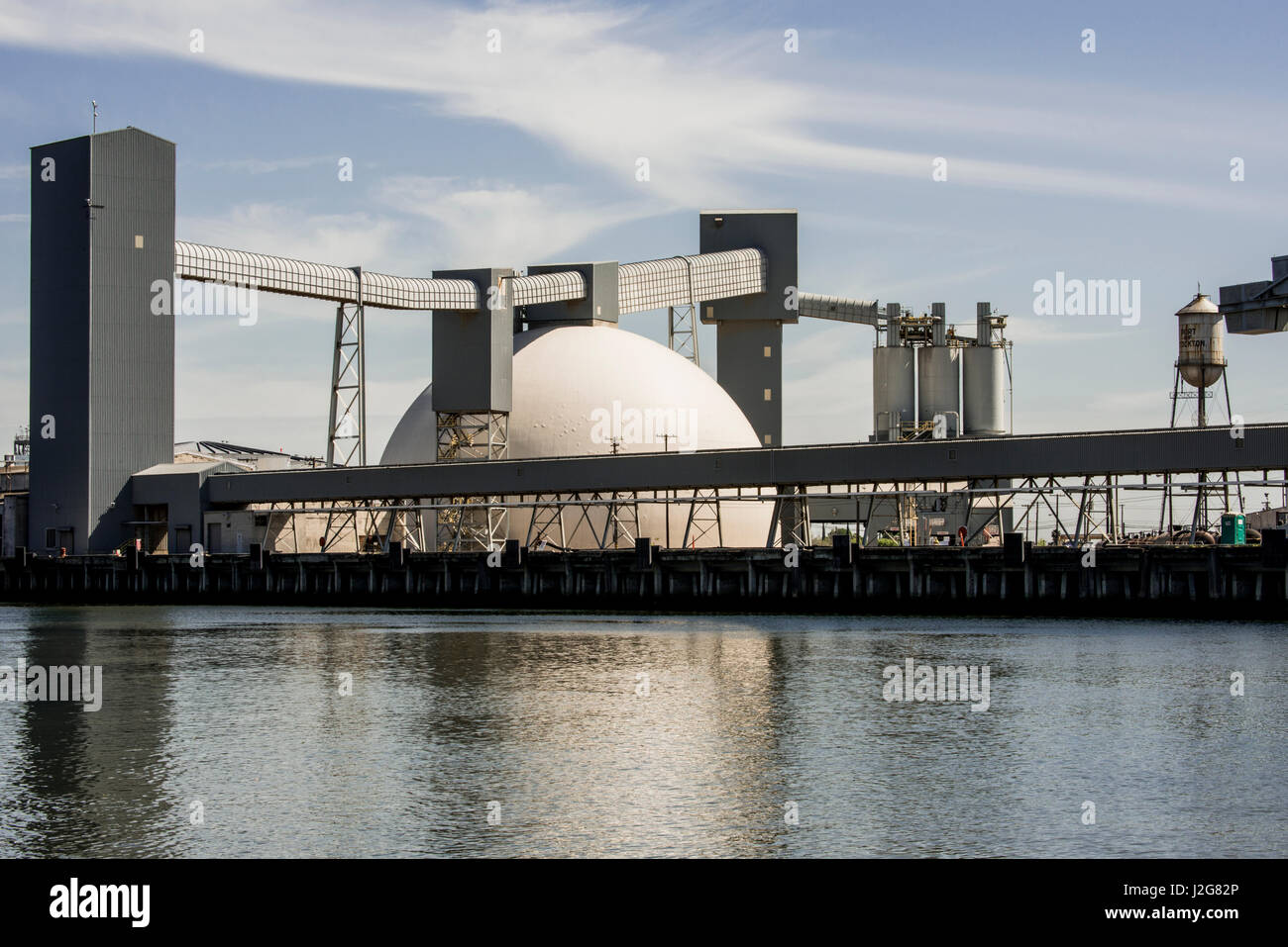 USA, California, Port of Stockton, Stockton Deep Water Shipping Channel