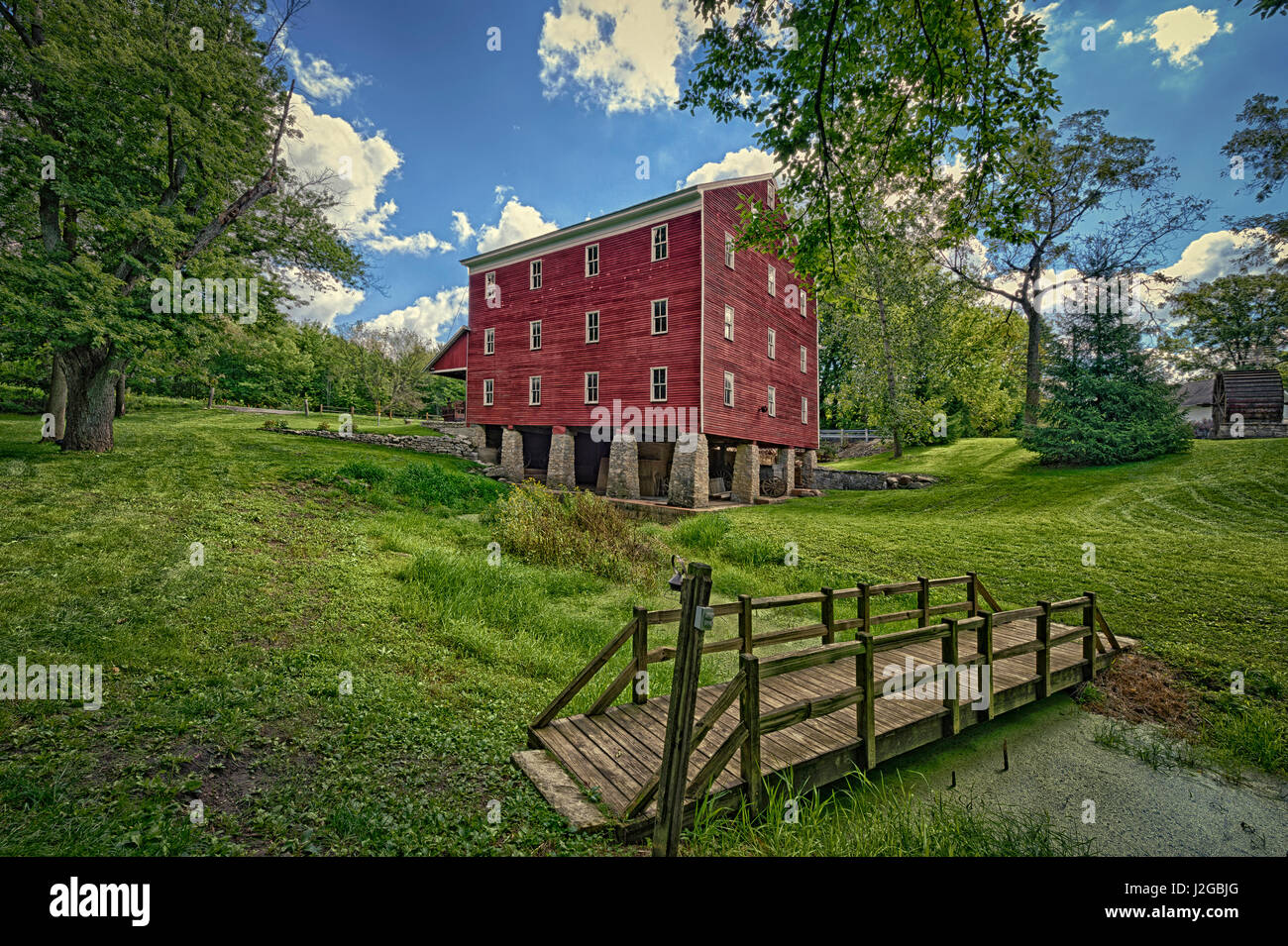 USA, Indiana, Cutler. Adams Mill Stock Photo Alamy
