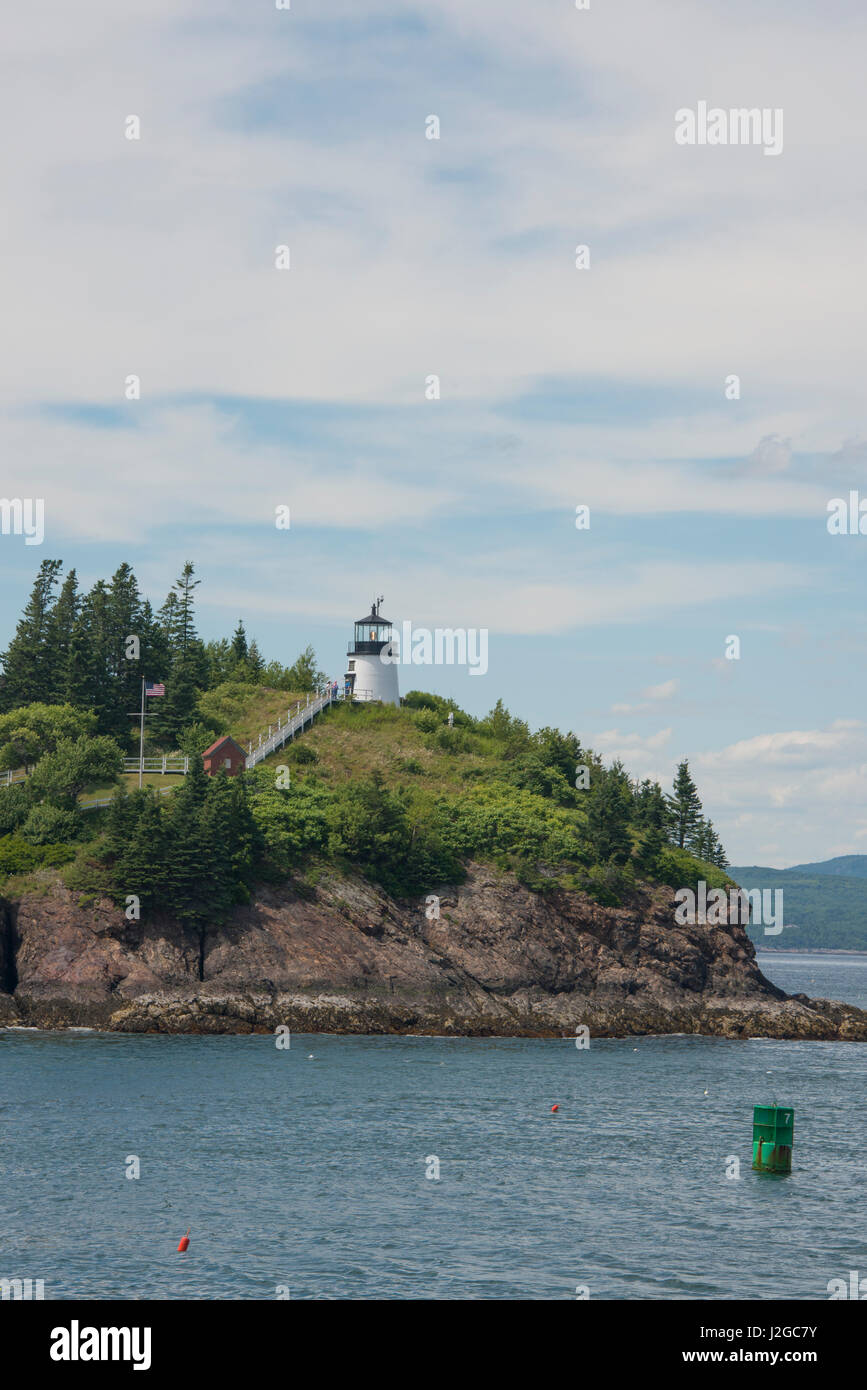 Maine, Rockland, Penobscot Bay. Owls Head State Park, historic Owls