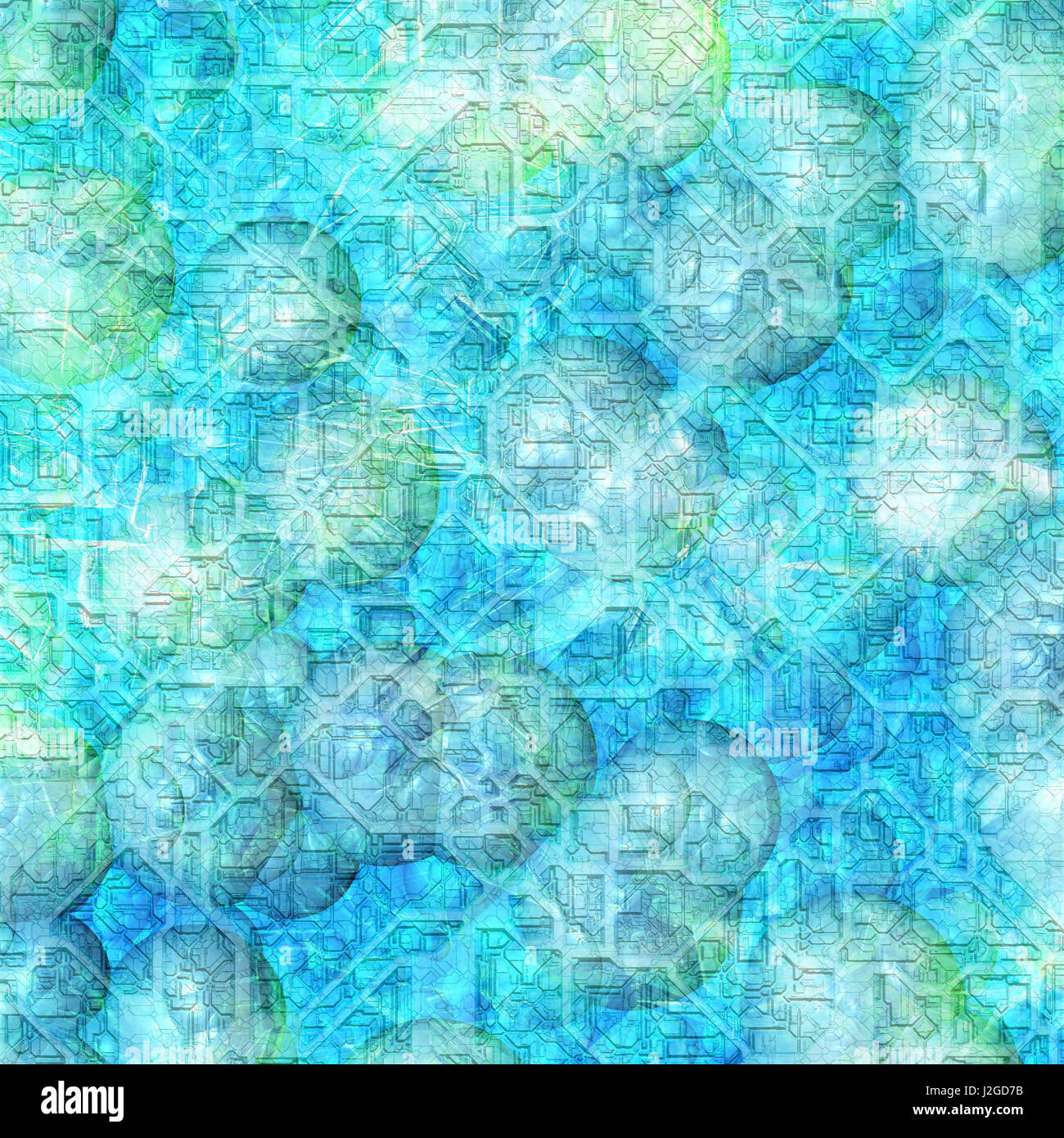 blue spheres abstract background Stock Photo - Alamy