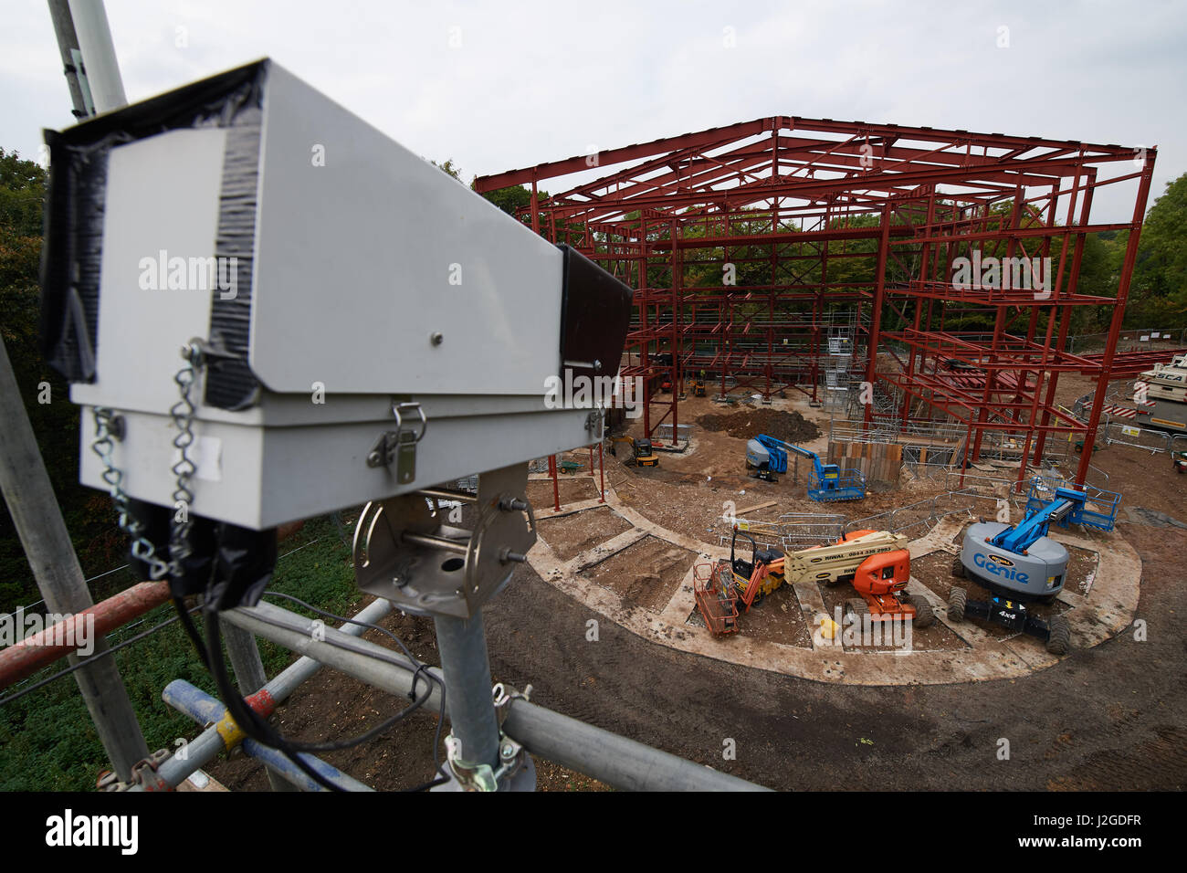 Grange Park Opera House under construction in West Horsley in Surrey