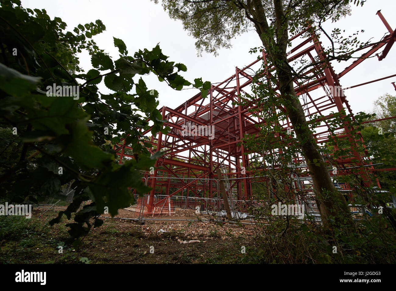 Grange Park Opera House under construction in West Horsley in Surrey