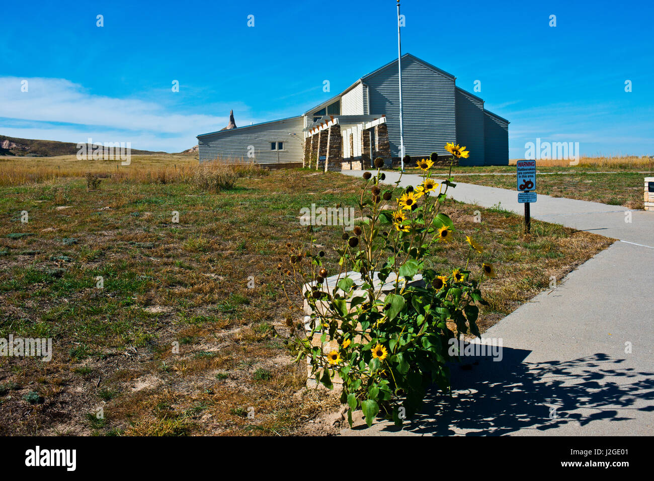 USA, Nebraska, Kimball, Chimney Rock, National, Historic Site, Visitor