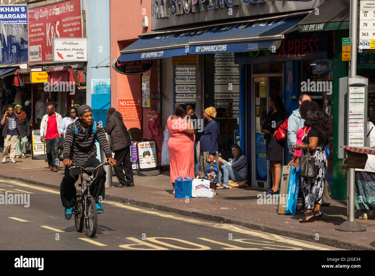 Photographs from Rye Lane, in Peckham in South London. Rye Lane is the