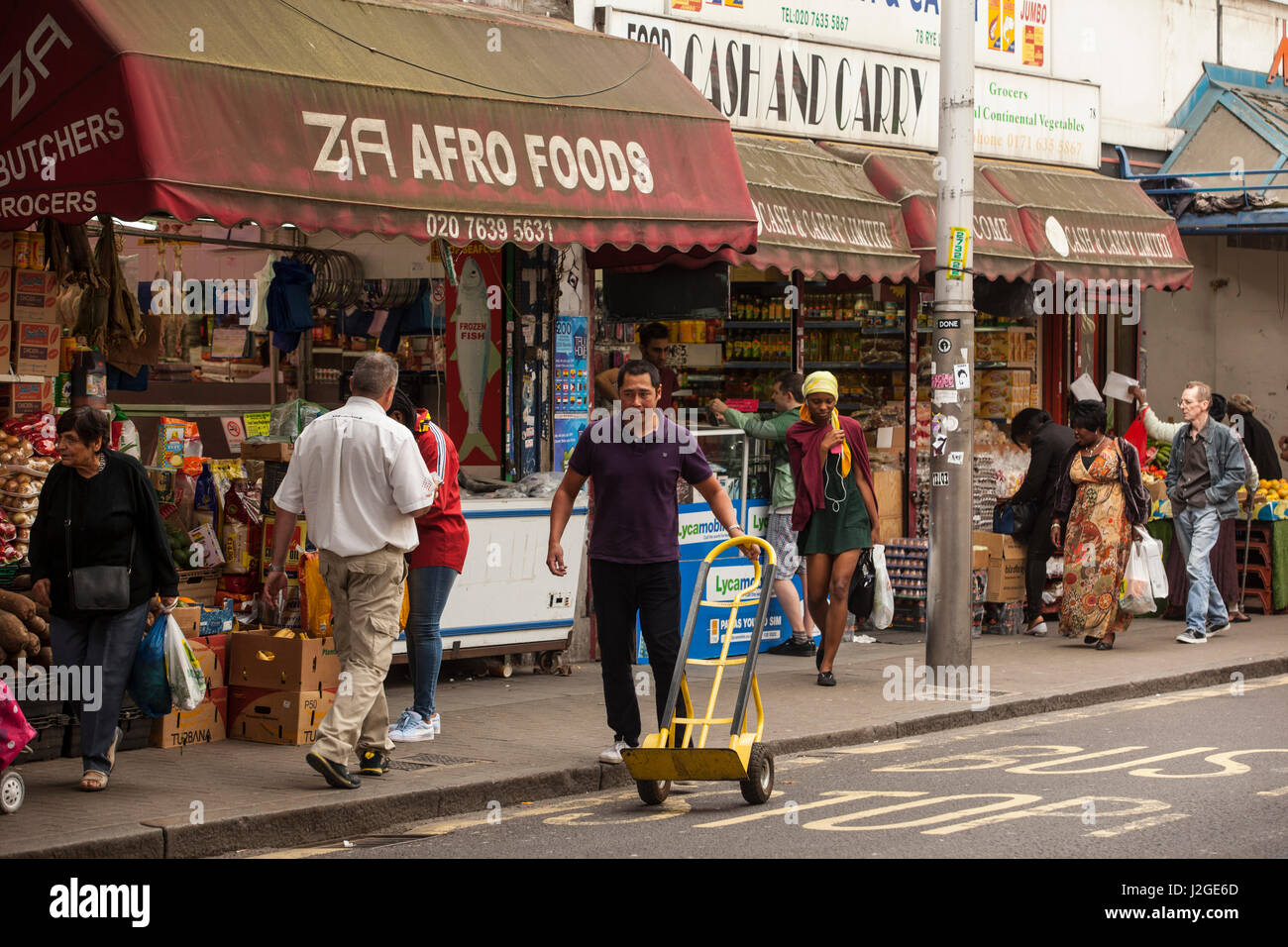 Photographs from Rye Lane, in Peckham in South London. Rye Lane is the main high street and