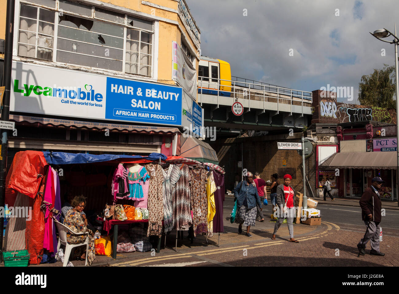 Photographs from Rye Lane, in Peckham in South London. Rye Lane is the