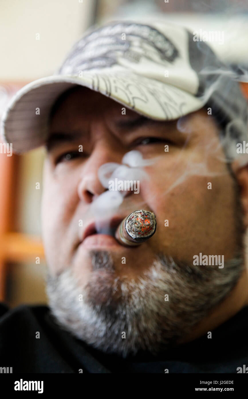 Las Vegas, Nevada. Usa. Cigar shop in old Las Vegas. (Editorial Only