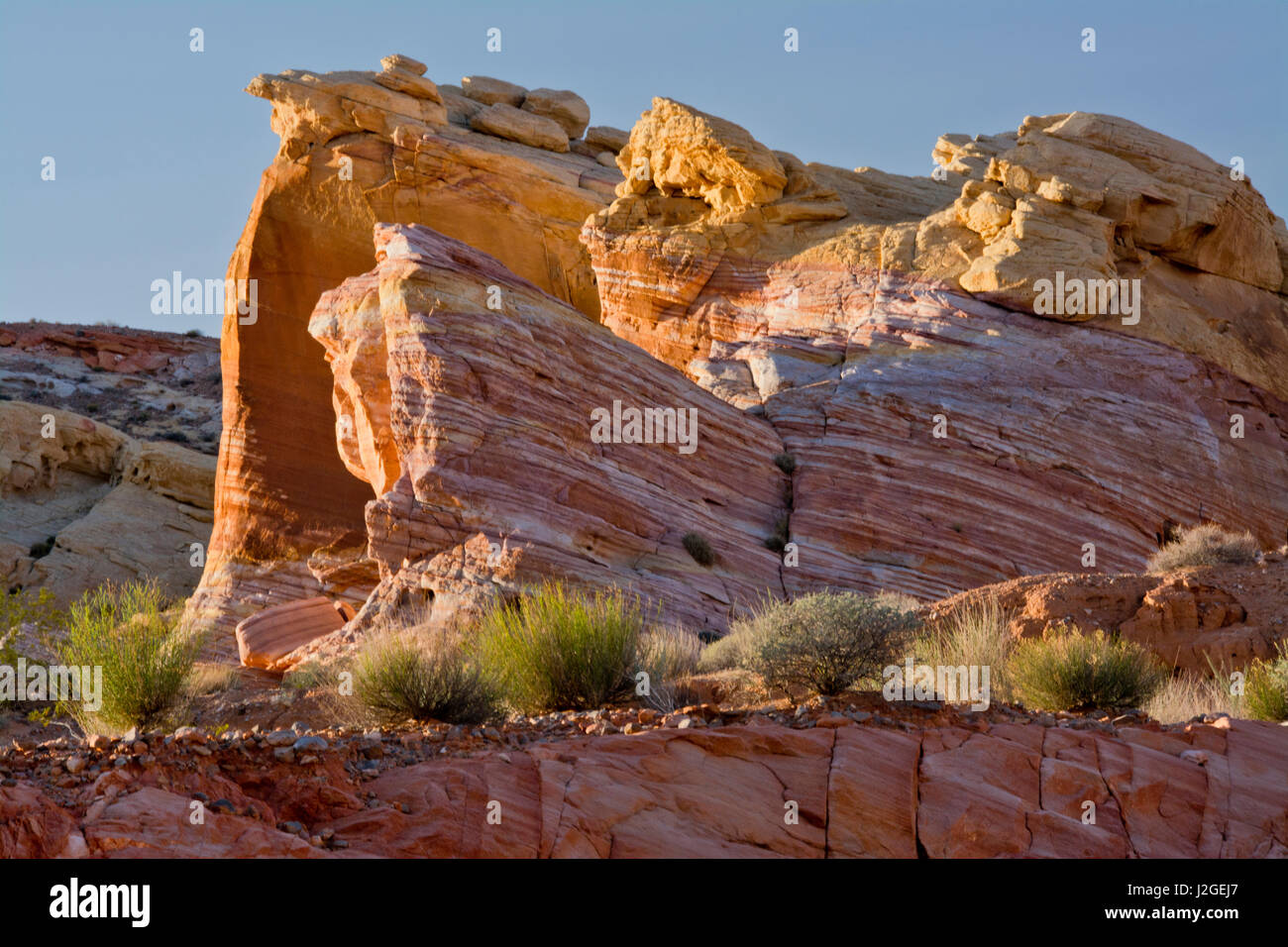 Rock Formation, from Pink Canyon, Valley of Fire State Park, Nevada