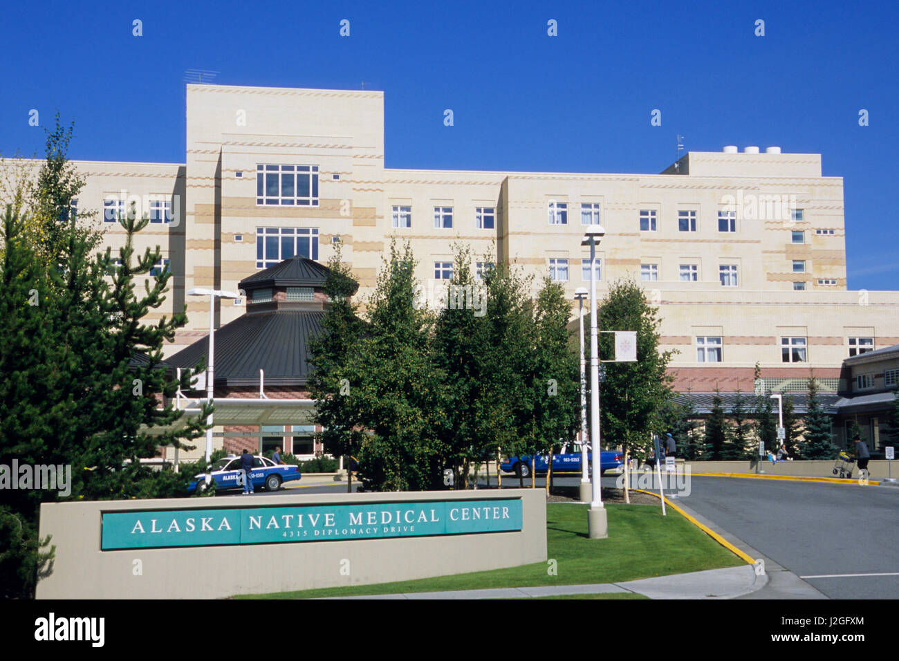 Alaska Native Medical Center building in Anchorage Alaska Stock Photo