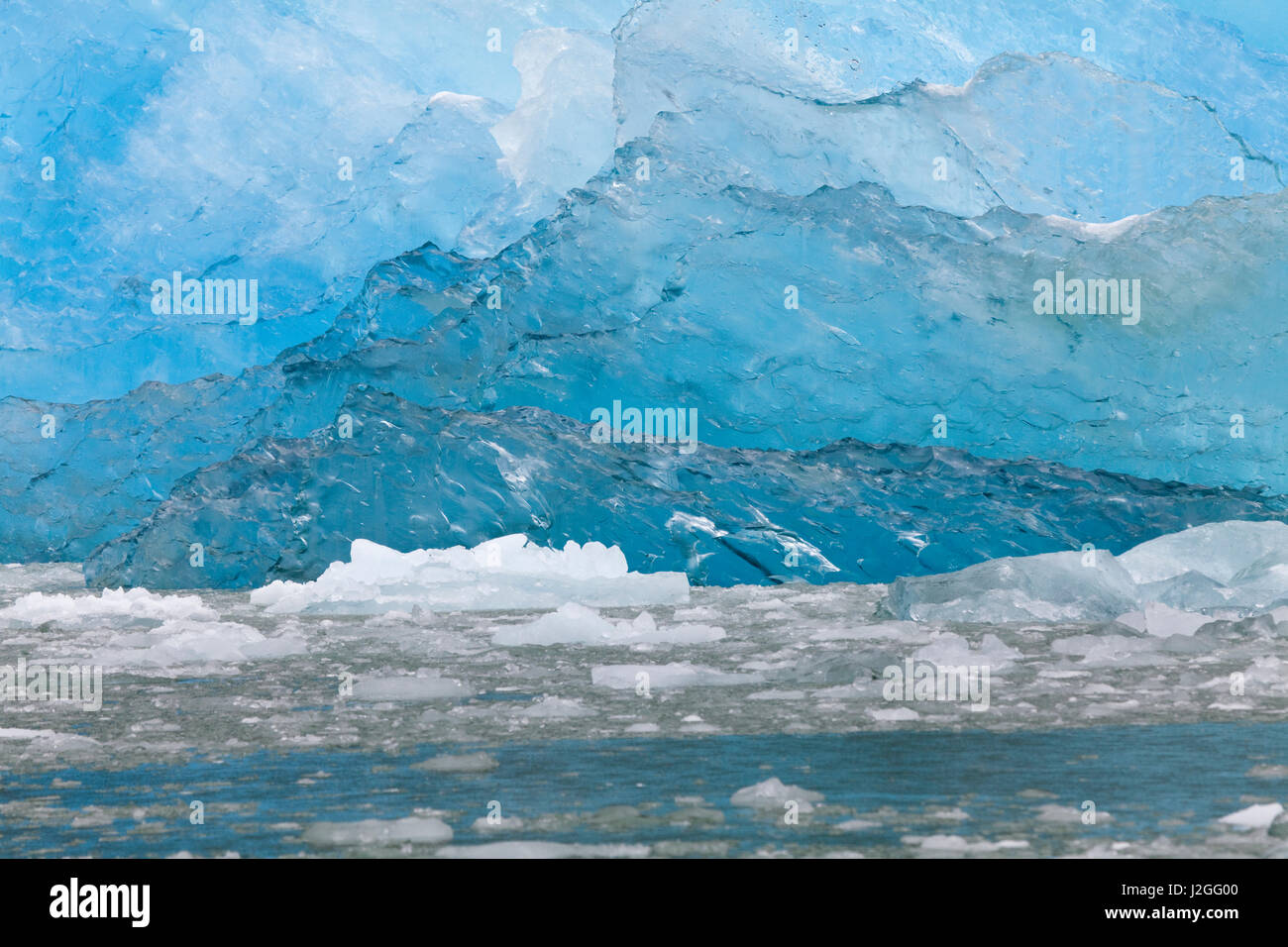 USA, Alaska, Endicott Arm. Blue ice and icebergs. Credit as: Don Paulson / Jaynes Gallery / DanitaDelimont.com Stock Photo