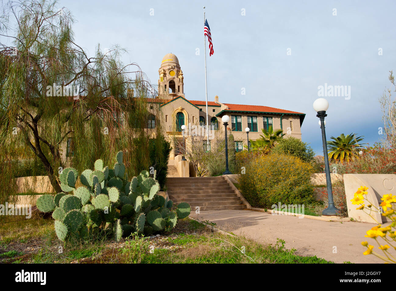 USA, Arizona, Ajo, Curley School for Artists and Artisans Stock Photo
