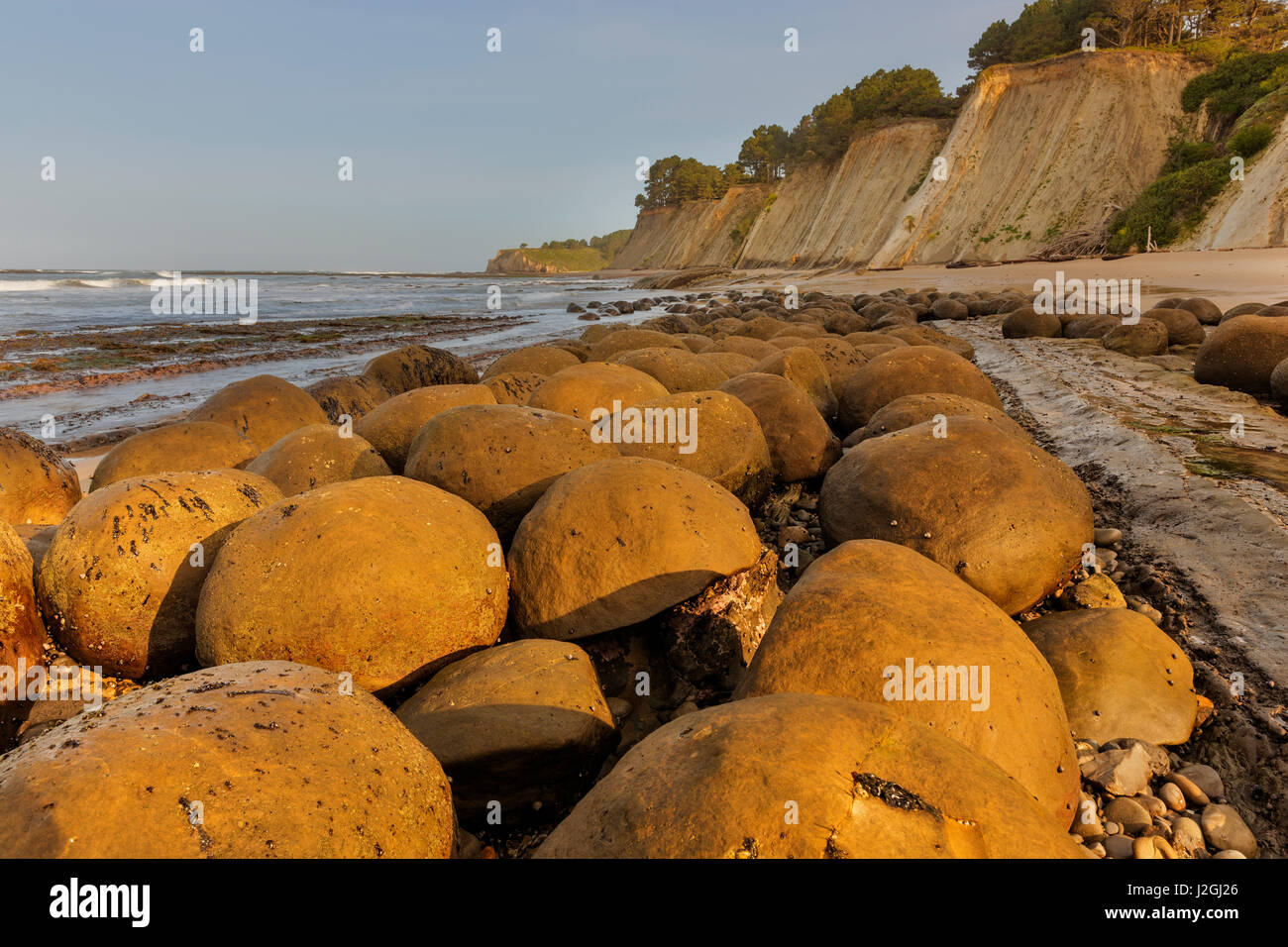 Bowling Ball Beach near Point Arena, California, USA Stock Photo Alamy