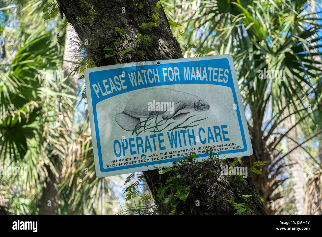 Caution Boaters Watch for Manatee Sign 30x24