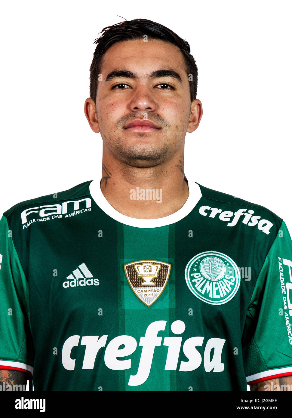 Brazilian Football League Serie A /  ( Sociedade Esportiva Palmeiras ) -  Eduardo Pereira Rodrigues " Dudu " Stock Photo