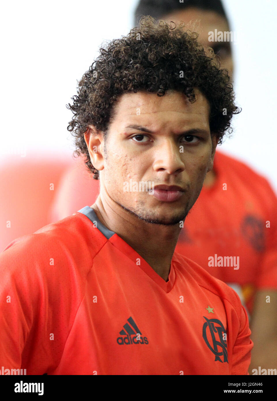 Brazilian Football League Serie A /  ( Clube de Regatas do Flamengo ) -  Willian Souza Arao da Silva " Willian Arao " Stock Photo