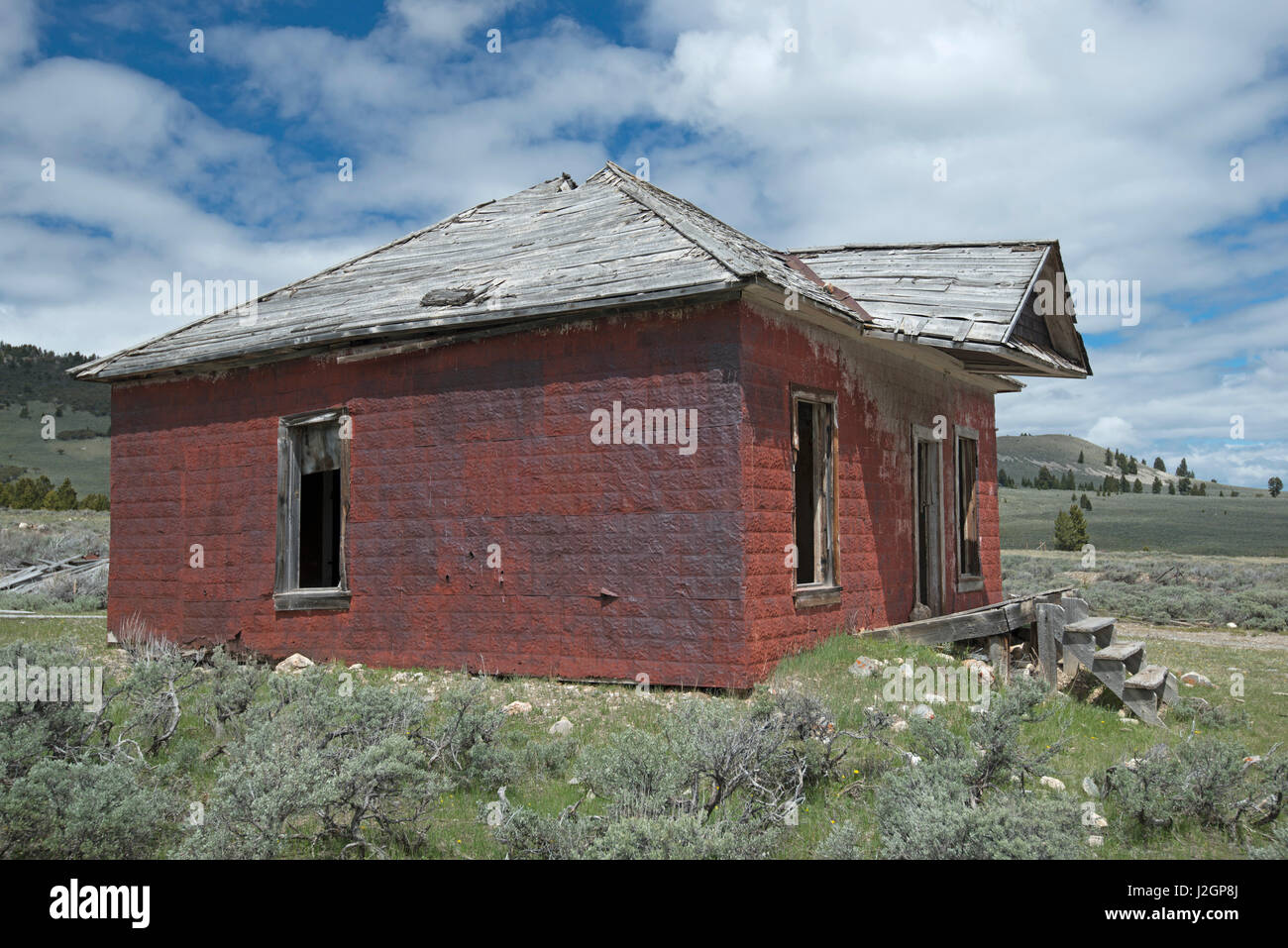 Ghost Town, Gilmore, Idaho, North America, USA Stock Photo Alamy