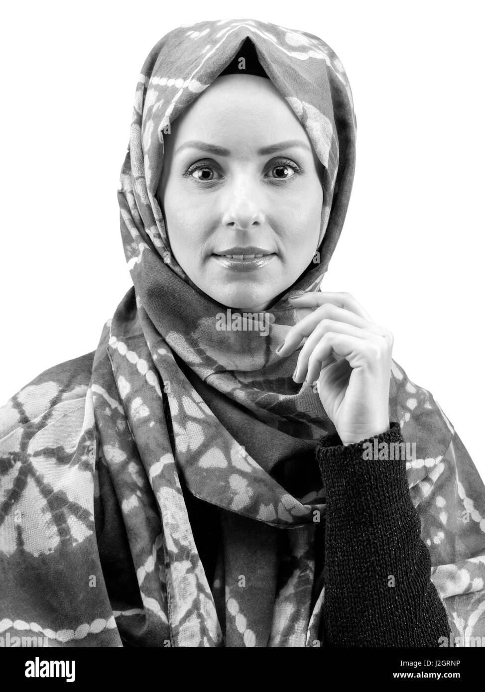 beautiful young muslim woman Stock Photo