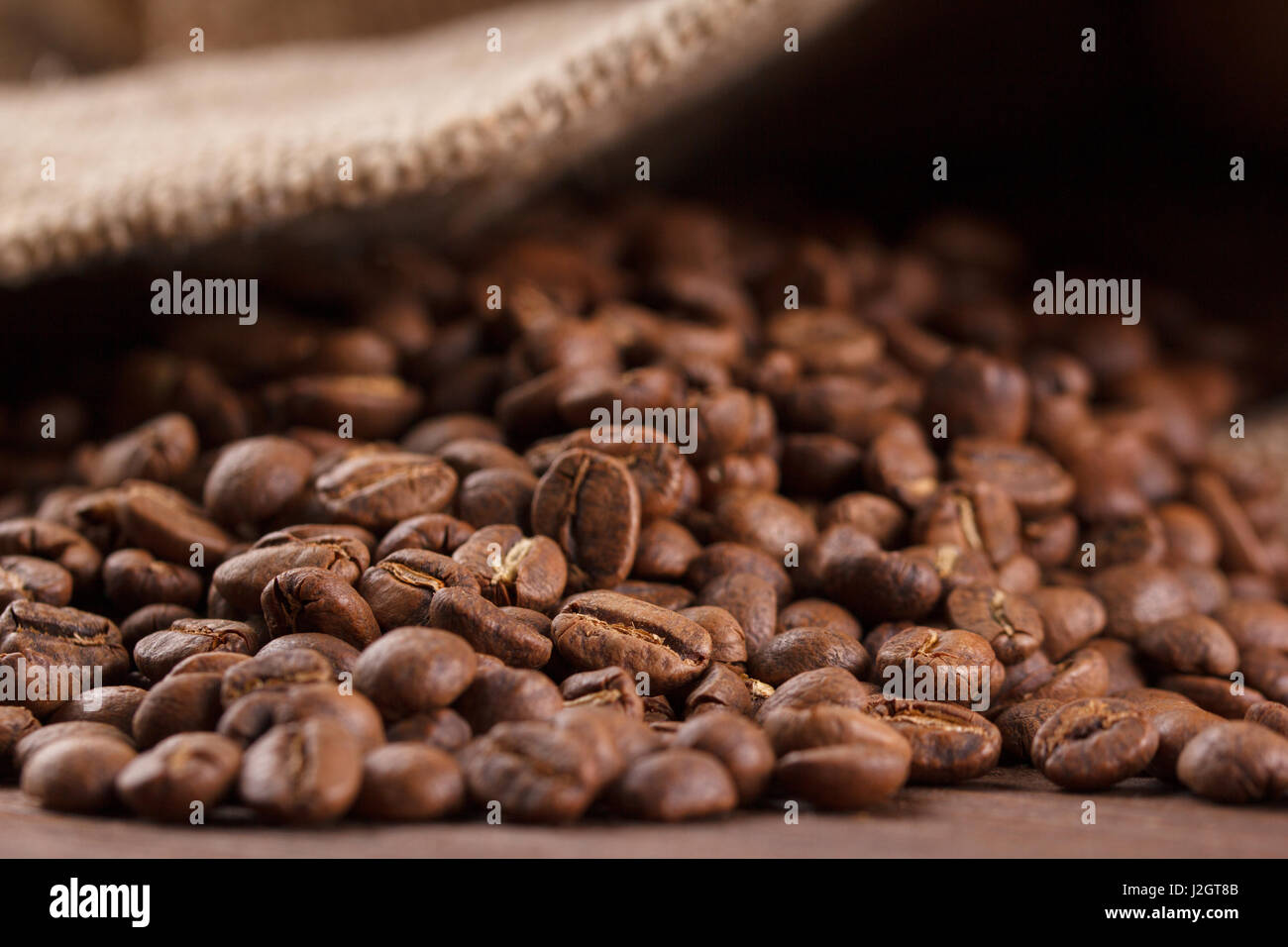 coffee beans macro photo, coffee wallpaper closeup Stock Photo - Alamy