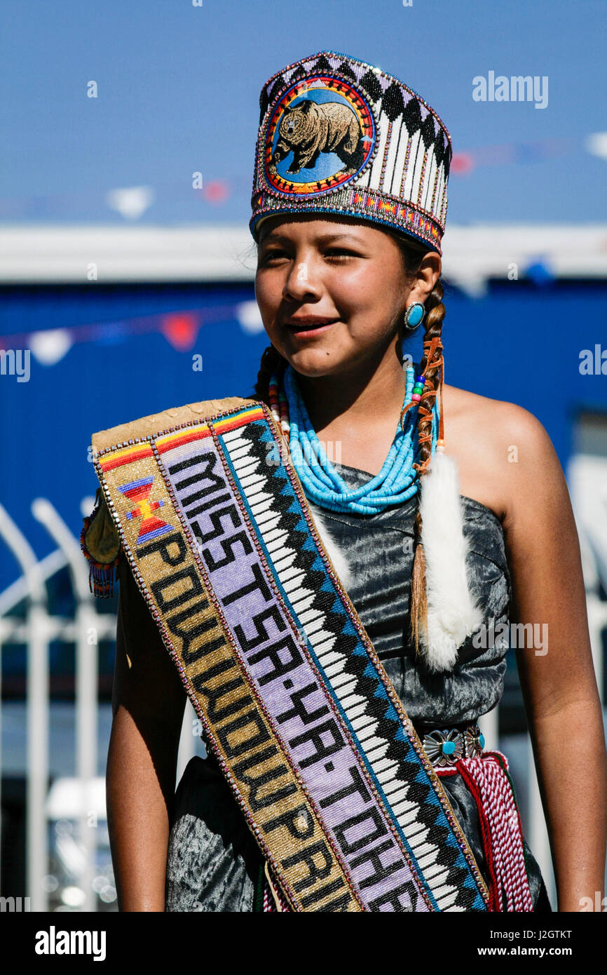 Gallup, New Mexico, USA. Main street parade for Gallup Intertribal