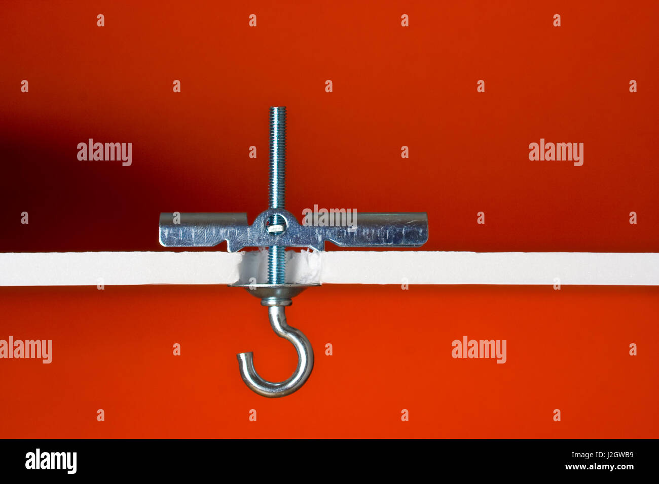 Toggle bolt for drywall ceiling light fixture Stock Photo Alamy