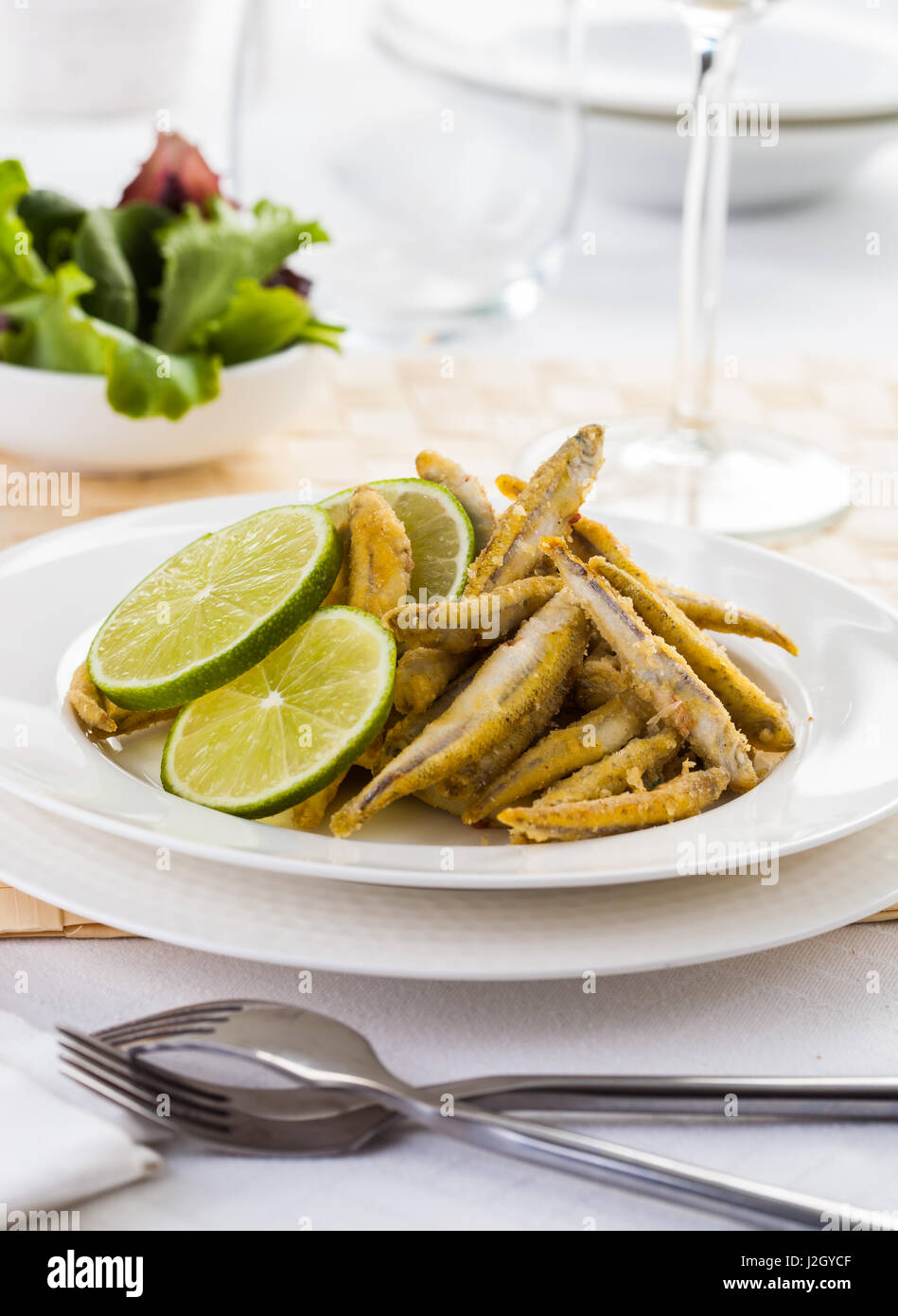 Pescaito frito. Typical Spanish fried fish dish Stock Photo Alamy