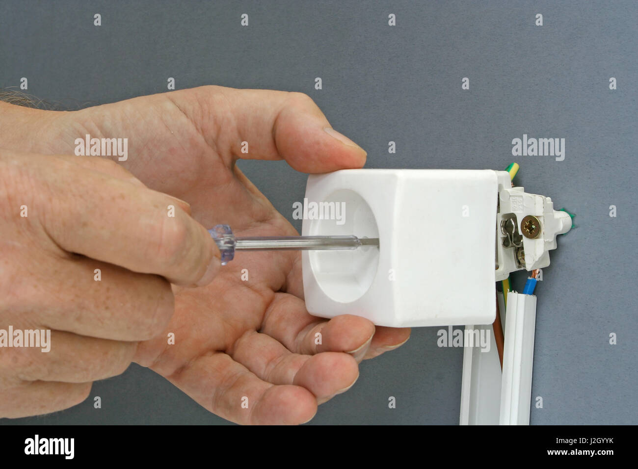 Surface wiring hi-res stock photography and images - Alamy