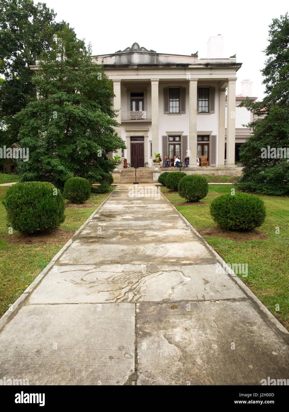Tennessee, Nashville, Belle Meade Plantation mansion, built in 1853, renowned for breeding thoroughbred racing horses Stock Photo