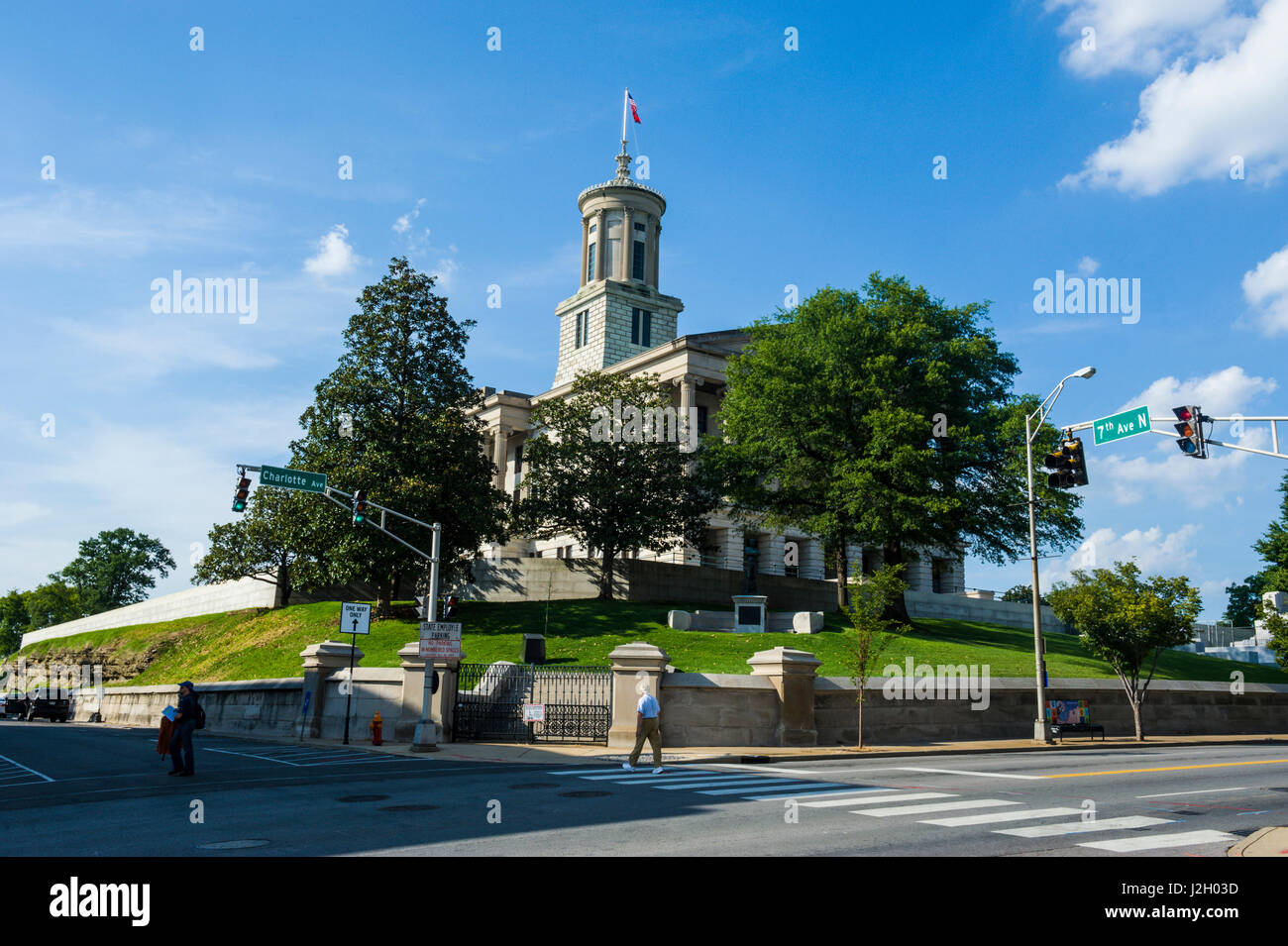 The State Capitol in Nashville, Tennessee, USA Stock Photo
