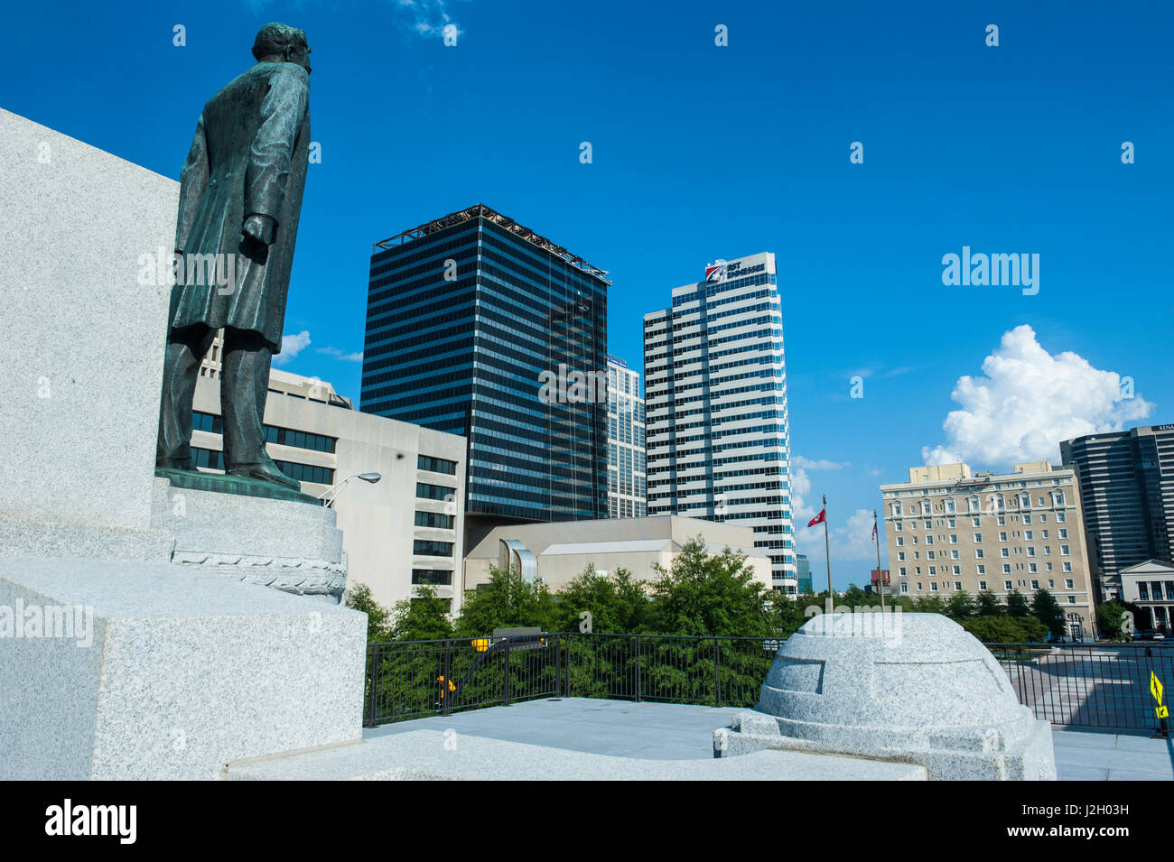 Statue of Senator Edward Carmack, Tennessee State Capitol, Nashville, Tennessee, USA Stock Photo