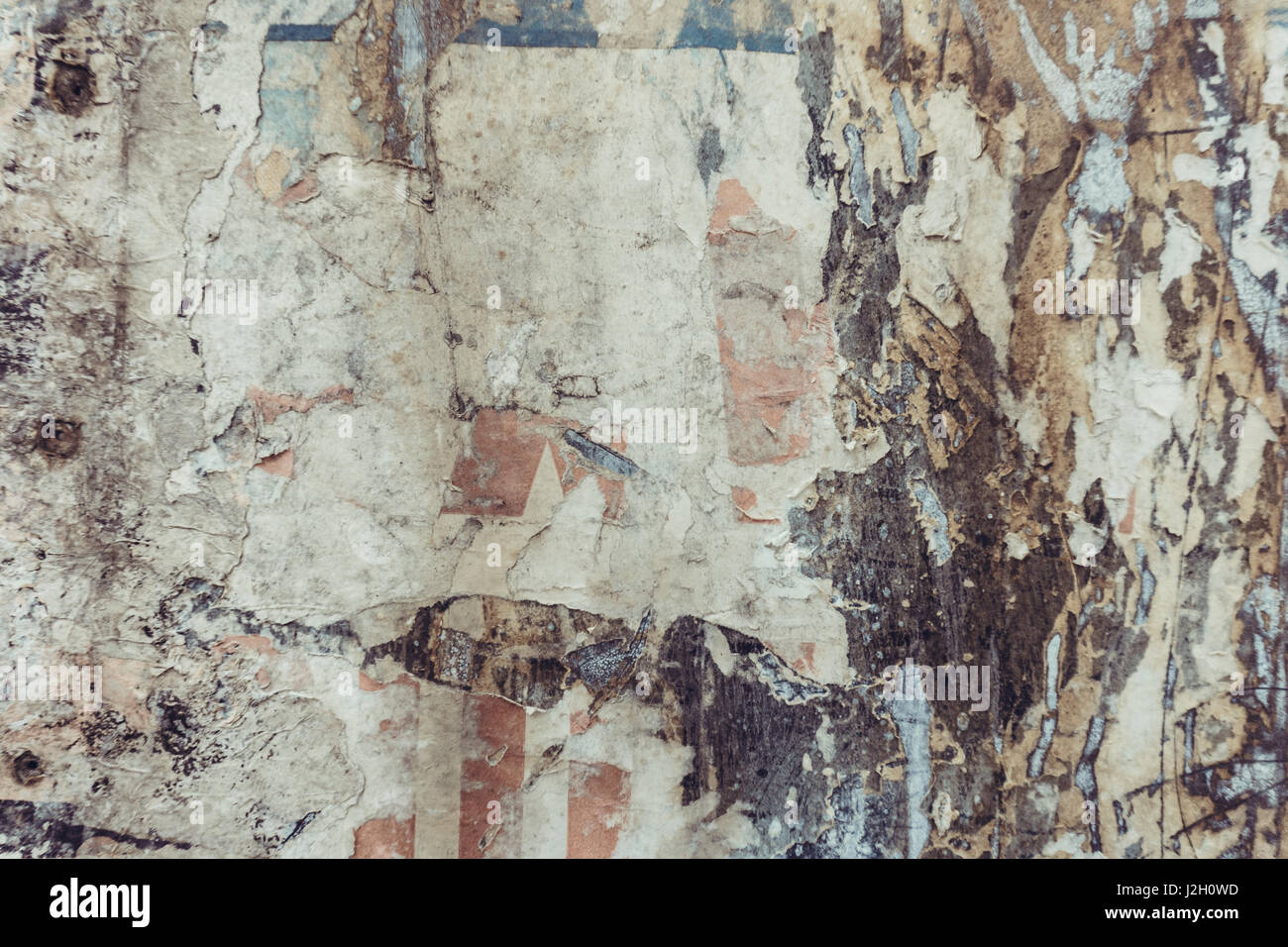 Old posters grunge textures Stock Photo - Alamy