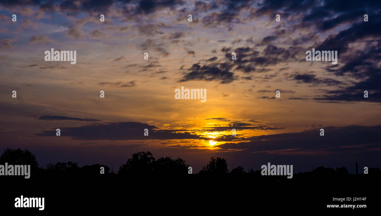 Sunset Sky Background Stock Photo - Alamy