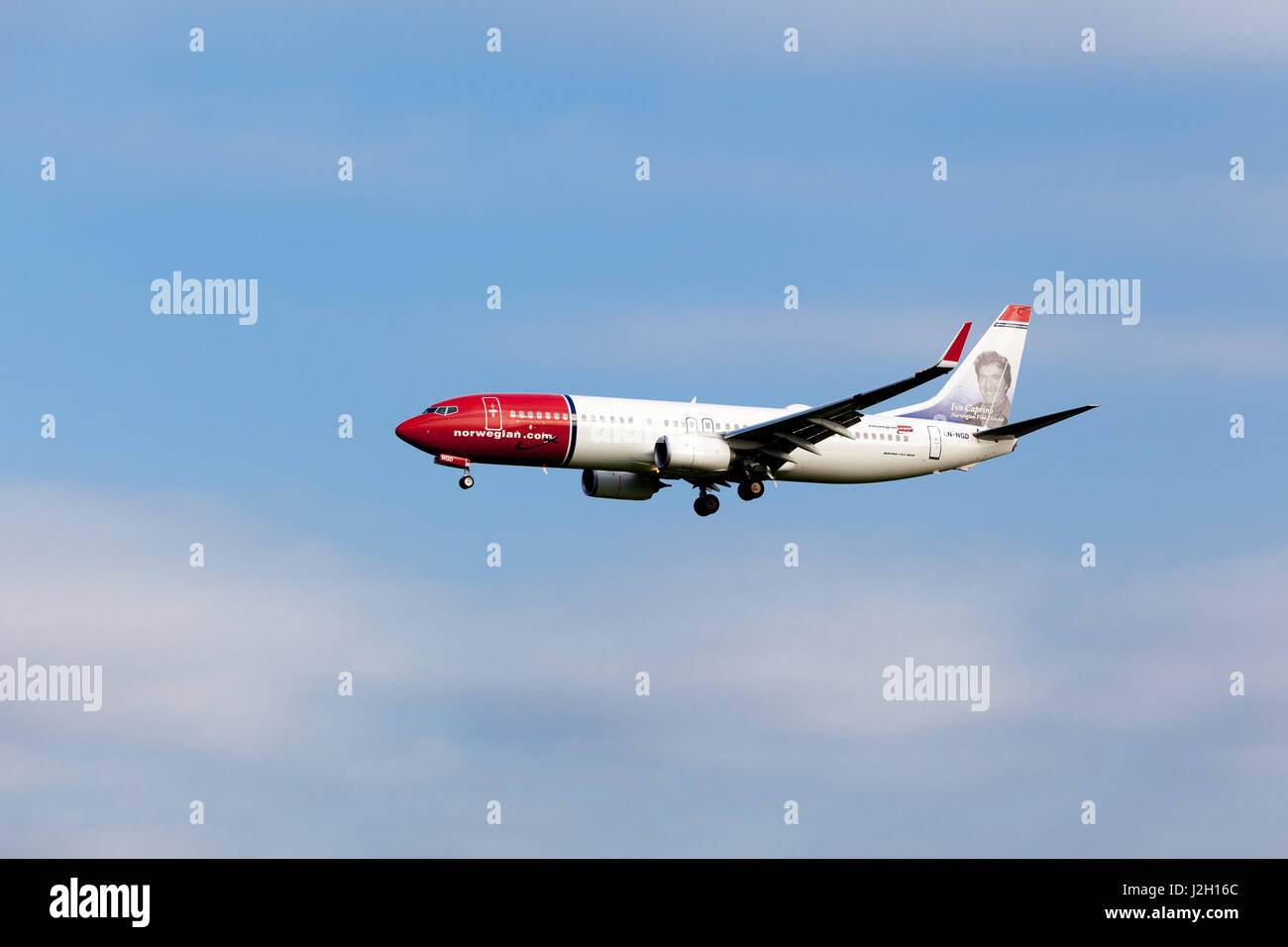 Hamburg Germany September 8 Airliner Of Norwegian Air Shuttle At Stock Photo Alamy