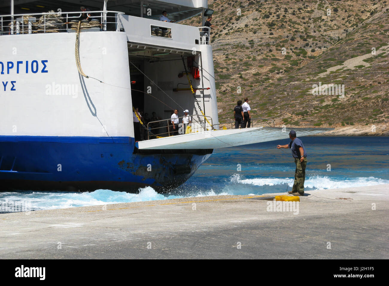 Catching a rope hi-res stock photography and images - Alamy