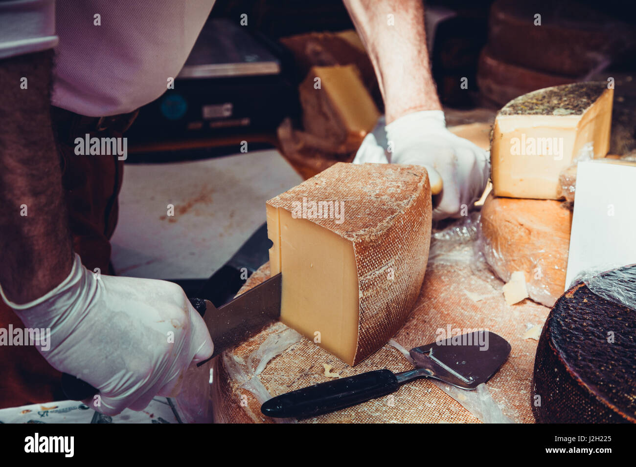 Hollow Parmesan Cheese Wheel Display – Fixtures Close Up