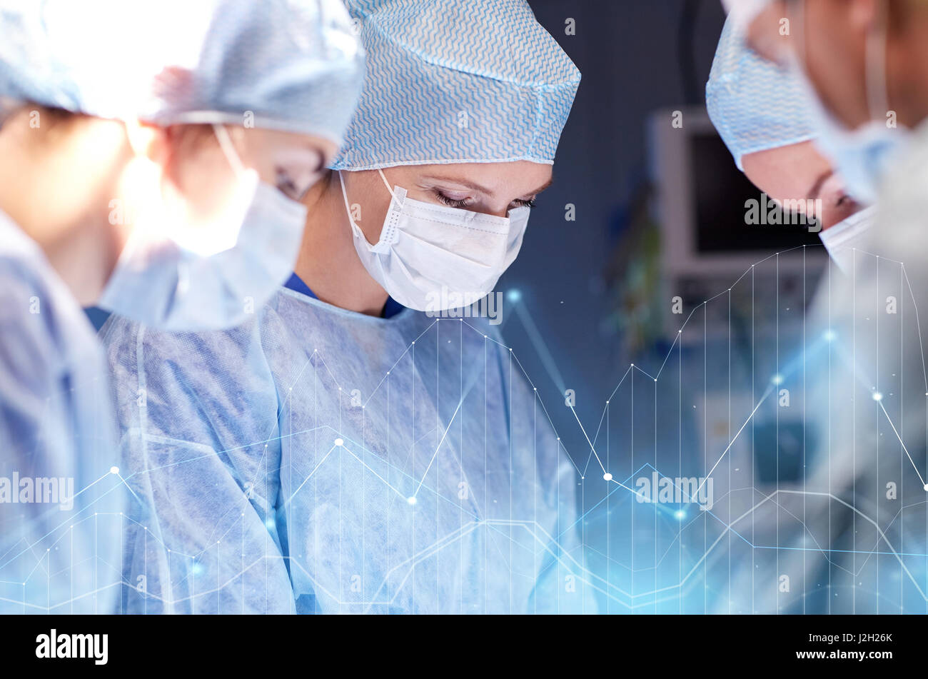 group of surgeons in operating room at hospital Stock Photo - Alamy