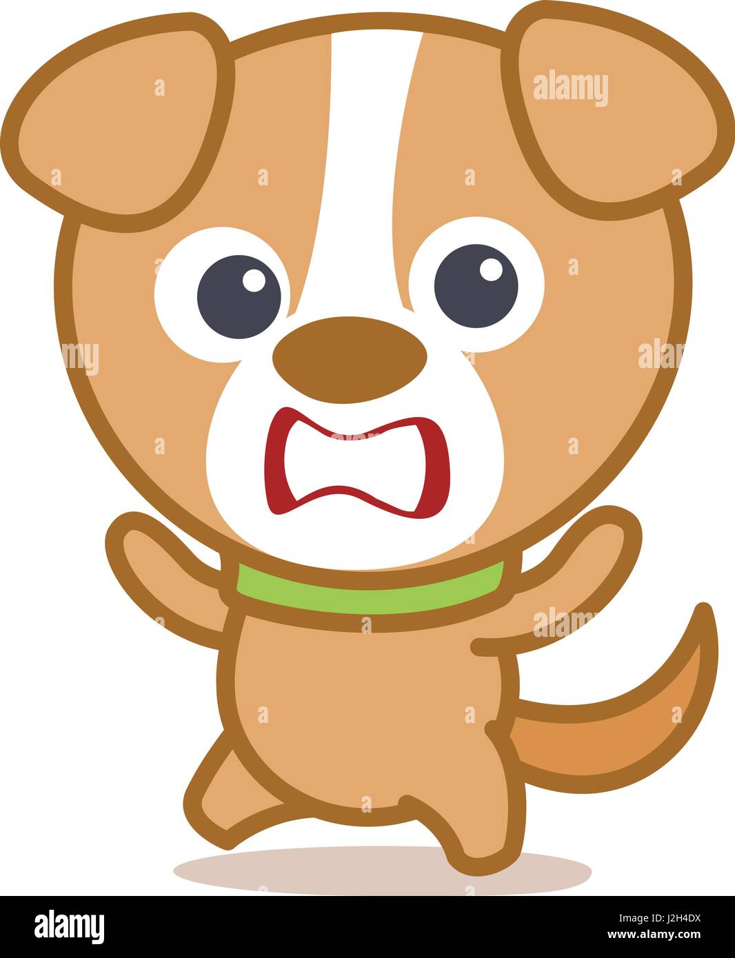 Vector illustration of cute dog Stock Vector Image & Art - Alamy