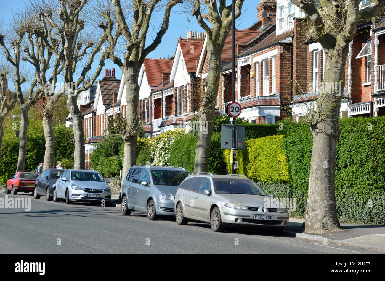 Park Road N8, Crouch End, London, UK Stock Photo Alamy