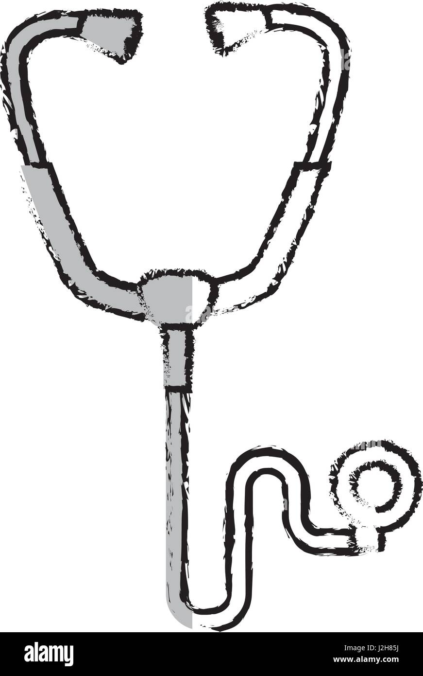 stethoscope medical isolated icon Stock Vector Image & Art - Alamy
