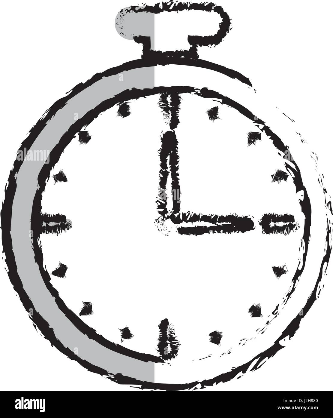 chronometer counter isolated icon Stock Vector Image & Art - Alamy