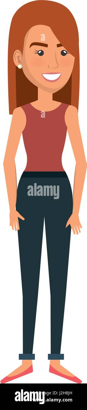 young woman avatar character Stock Vector Image & Art - Alamy
