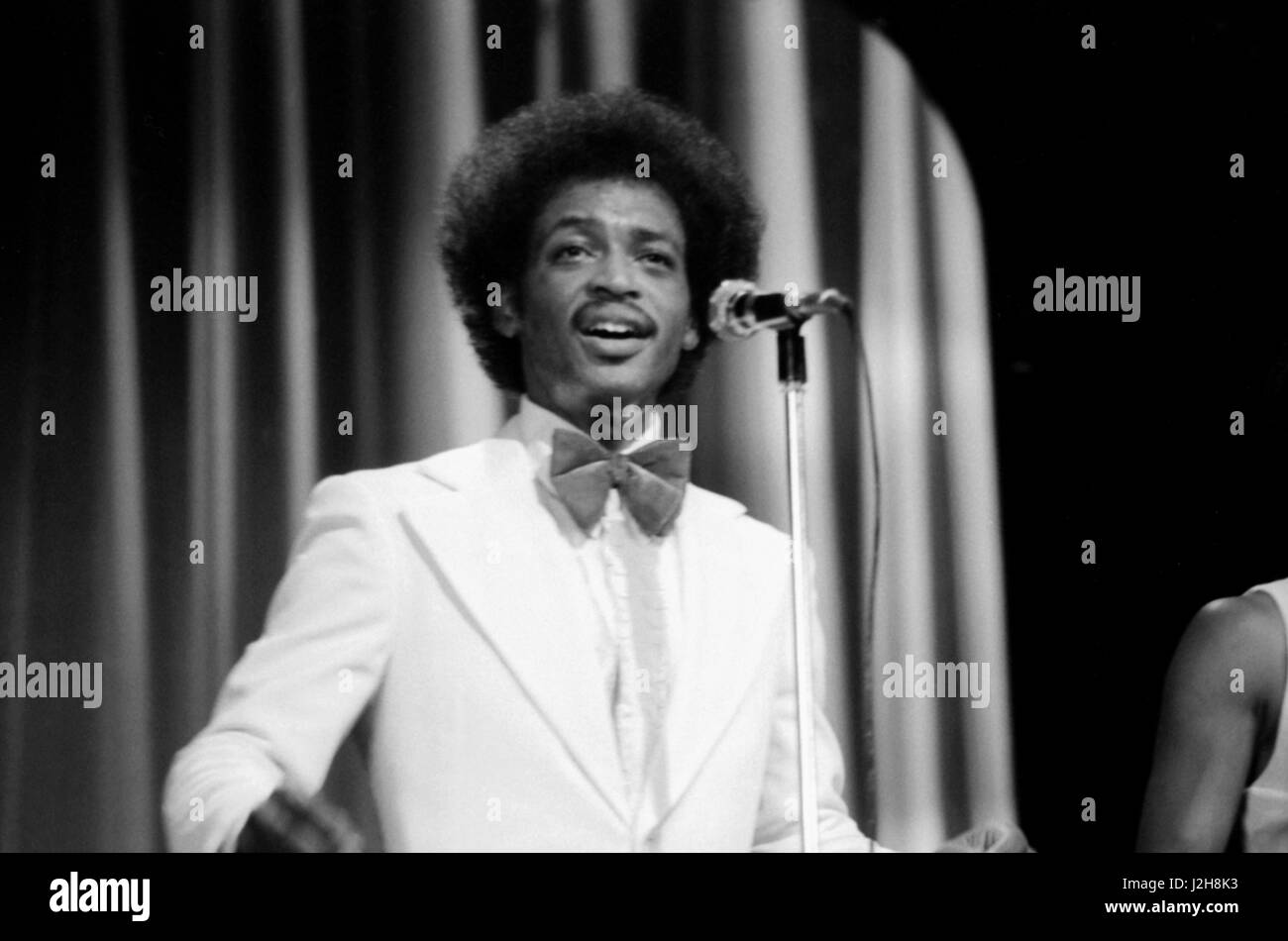 The Platters performing at the Olympia Hall in Paris in June 1975