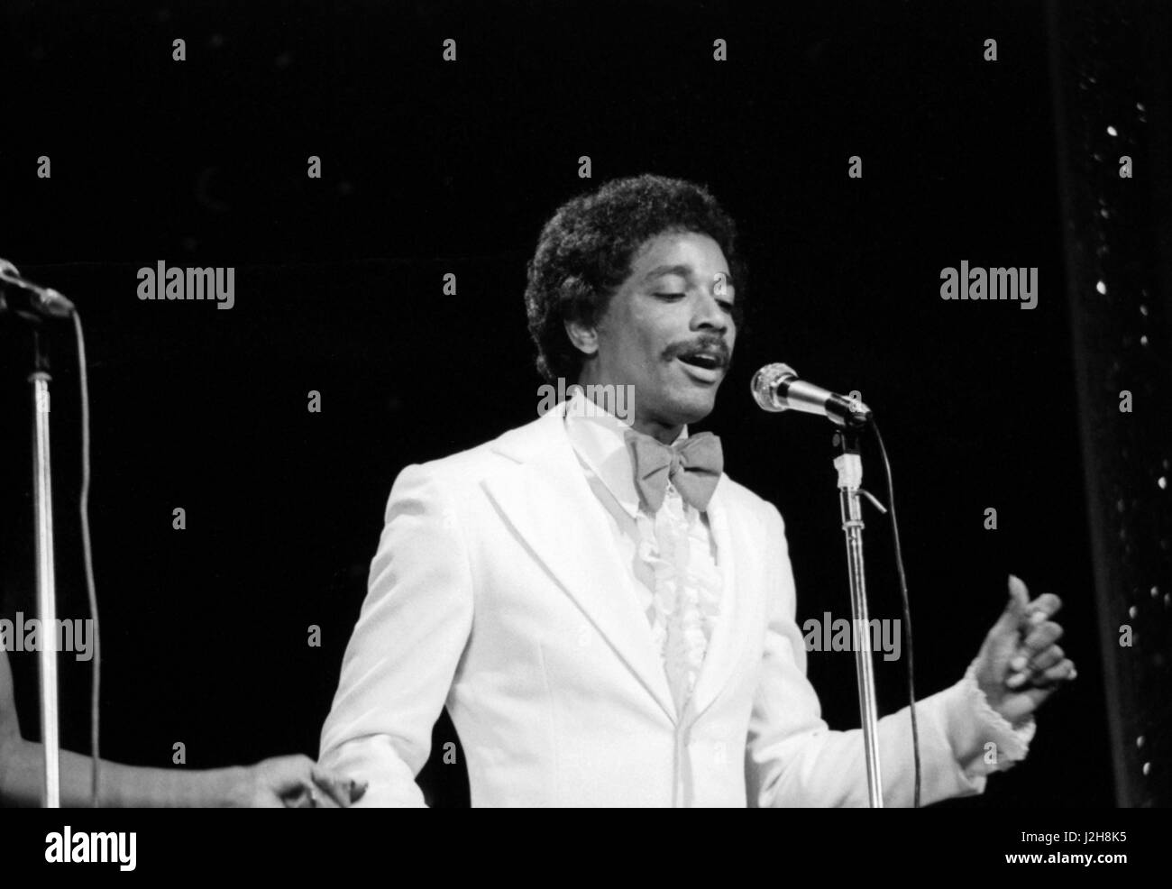 The Platters performing at the Olympia Hall in Paris in June 1975