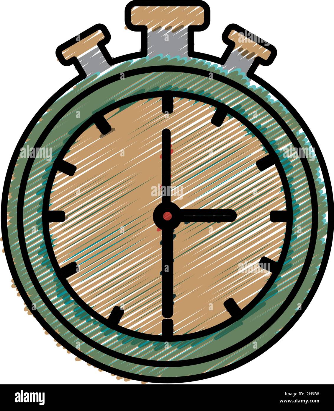 chronometer counter isolated icon Stock Vector Image & Art - Alamy