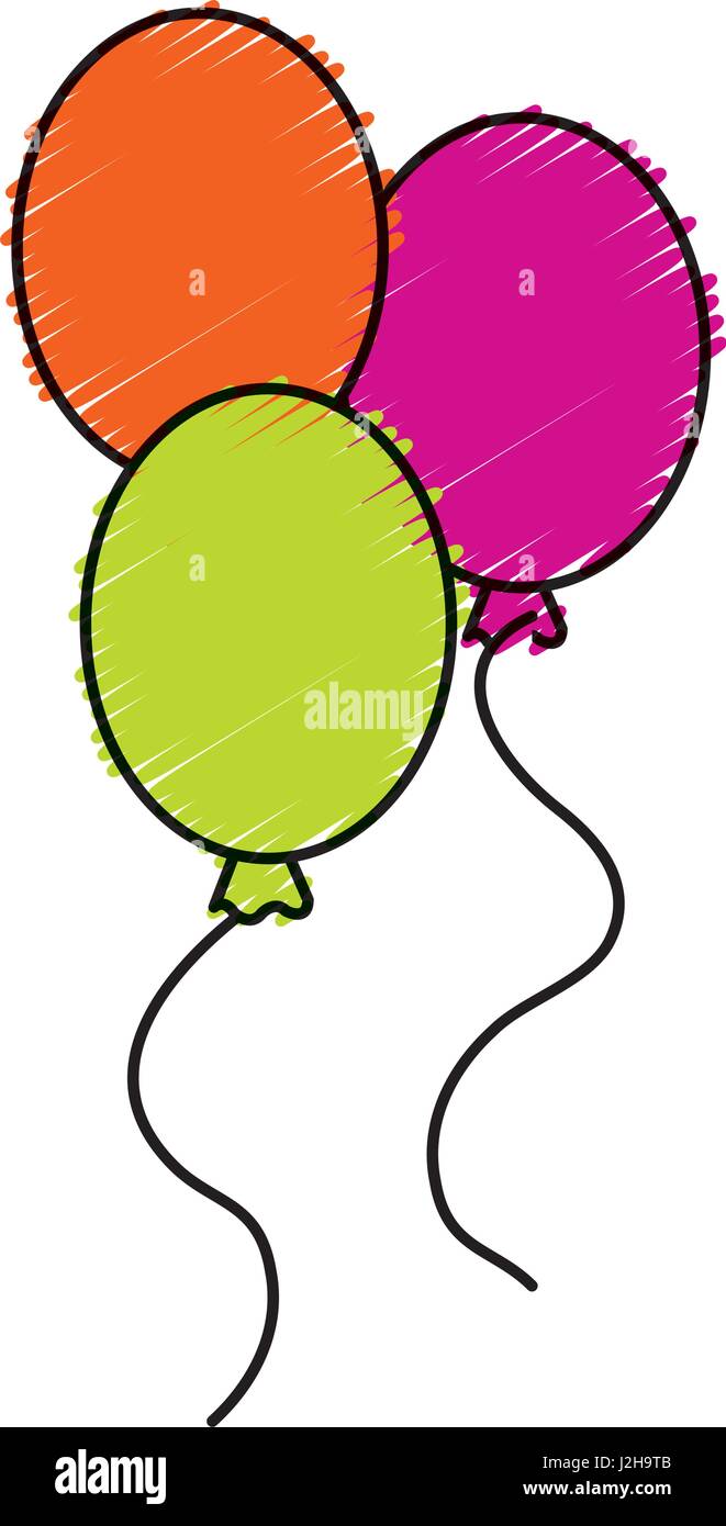 balloon air party icon Stock Vector Image & Art - Alamy