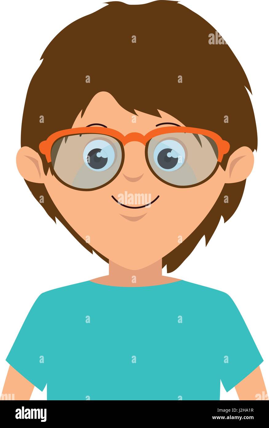 happy little boy character Stock Vector Image & Art - Alamy