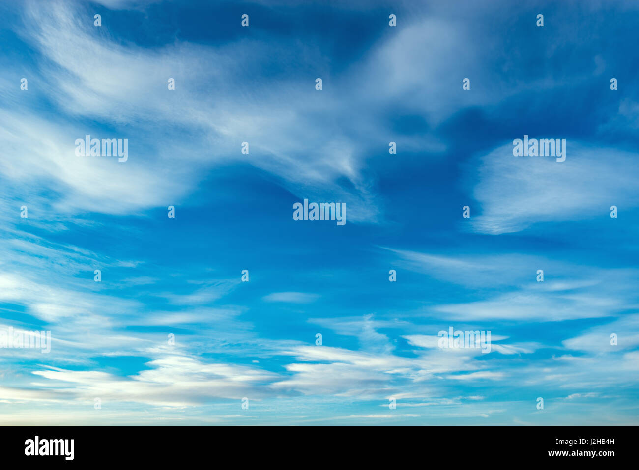 White clouds on the blue sky at day time Stock Photo - Alamy