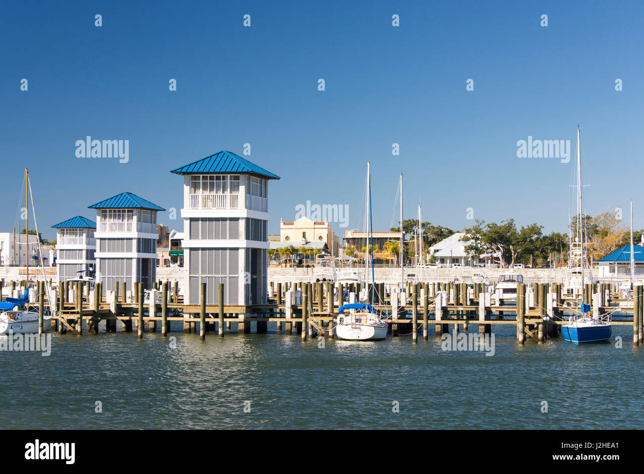 Bay st louis new marina built in edwards hires stock photography and