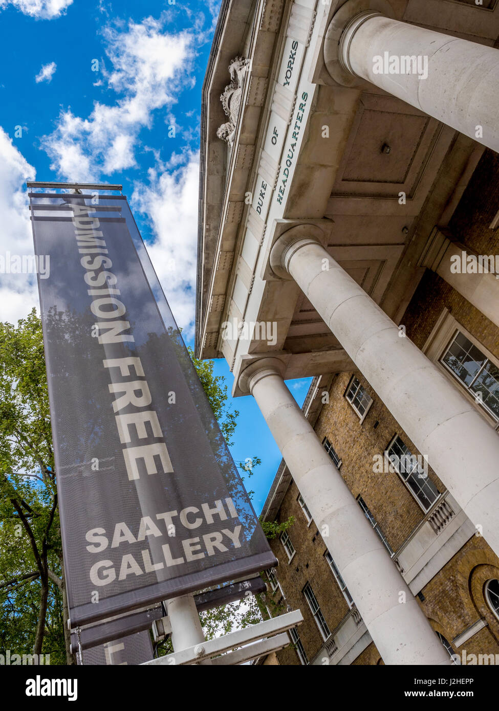 Saatchi Gallery, London, UK. Stock Photo